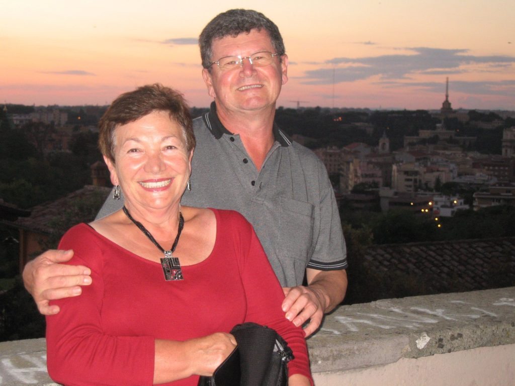 Gina and Walter - mum and dad, in Rome 2012