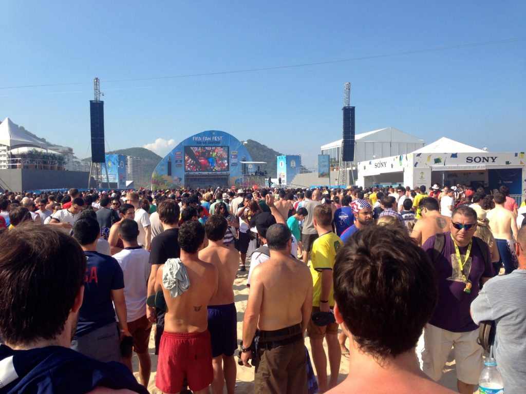 FIFA Fan Fest, Copacabana Beach, Rio
