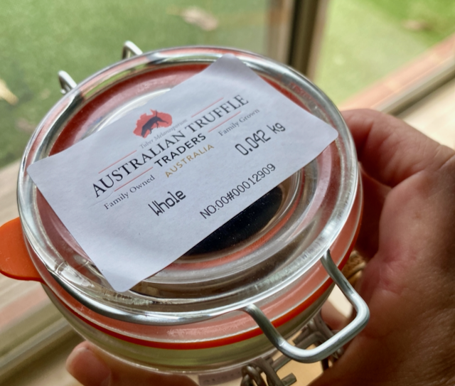 truffle sealed in jar