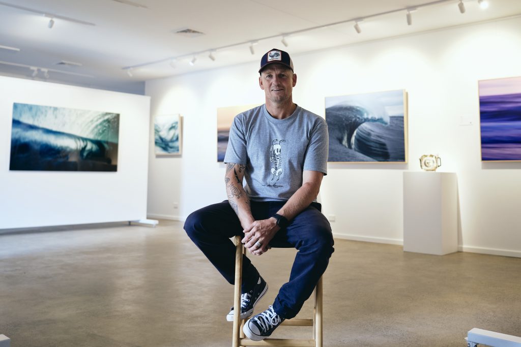 Russell Ord in his gallery. Credit: Catherin Ord